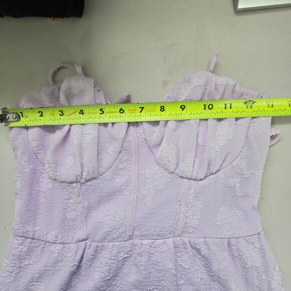 Wild Fable Purple Mini Dress Size XS Coquette Fairy Cottage Romantic Feminine - Picture 6 of 8